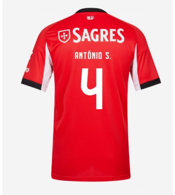 Benfica Antonio Silva #4 Hjemmebanetrøje 2025-26 Kortærmet